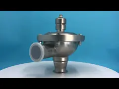Миниый постоянн тип напорного клапана v с зажатым набивкой соединения EPDM PTFE video