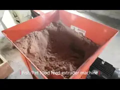 Сухой тип производственная линия питания рыб штрангпресса питания рыб video