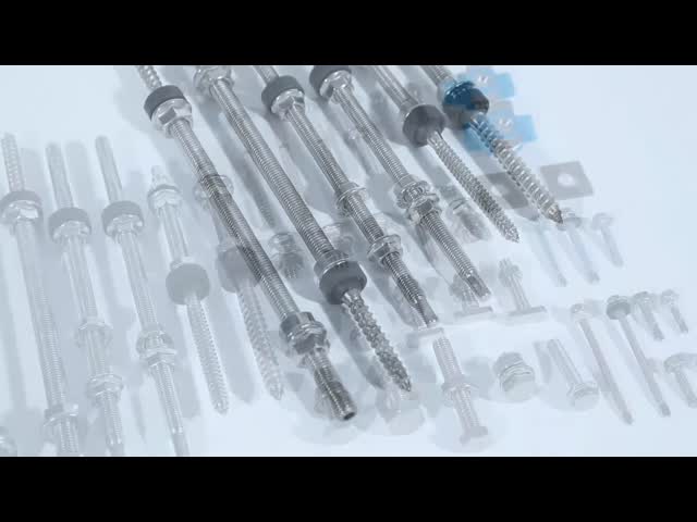 3個のフランジのナットが付いているSS304 M10 200mm 250mmのハンガーのボルト
