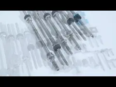 Шпилька с резьбой крюка СС304 СС316 солнечная с гайкой фланца наговора и шайбой ЭПДМ video