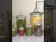 Воздухонепроницаемая банка хранения еды 2500мл крышки стеклянная video