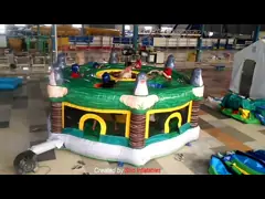 Дя 5м. Гигантское раздувное человеческое сильный удар моль для потехи детей и взрослых взаимодействующей video