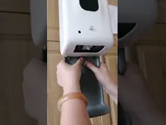 Распределитель мыла пены Touchless ABS домочадца 1000ml пластиковый video