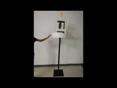 Пол стоя акриловым свет стеллажа для выставки товаров творческим приведенный ПОПОМ для напитков разливных пив video