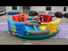 В натуральную величину гигантская человеческая раздувная голодная игра гиппопотамов для развлечений взрослых н детей взаимодействующих video