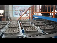 Тип машина ролика подноса яичка бумаги, коробка коробки яичка делая машину video