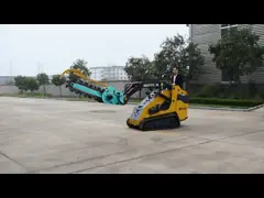 Компактная машина Roader кормила скида следа с приложениями video