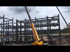 Стальные здания и структуры для района магазина и автостоянки центра продаж автомобиля video