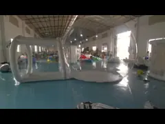 3m 5m Camping Inflatable Clear Bubble Tent With Airtight Tunnel