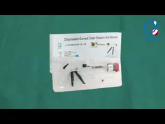 Изогнутый больницей сшиватель резца/устранимый хирургический сшиватель увеличили видимость video