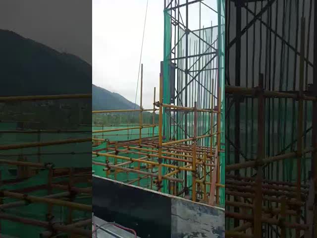 Структура птицефермы Customsized, неубедительная башня структуры стали трубы - красная краска