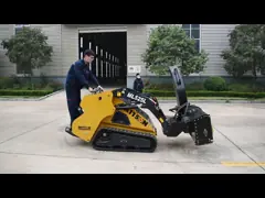 Высококачественный мини затяжелитель кормила скида следа сделанный в Китае 25hp с двигателем дизеля Kubota video