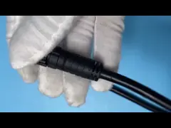 28AWG 3 соединитель СИД штепсельной вилки IP67 ядра Pin 3 мужской женский video