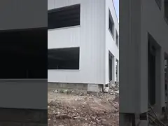 Железный каркас Recyclable гаража для парков Indurstrail/фабрики обработки молока video