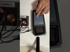 Метр электрической проводимости вихревого тока Хандхэльд для воды Метальс алюминий video