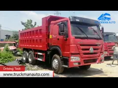300L 75km/H 2015 Year Used HOWO Dump Truck video