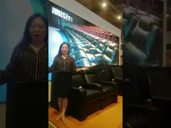 диван-кровати кинотеатра стула Recliner кожи переклейки 12mm video