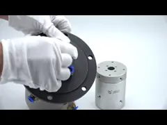 Rings de glissement au gaz joint rotatif hybride avec conception compacte