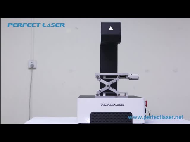 Air Cooling High Accuracy Fiber Laser Marking Machine For Automobile Parts / Laser Coding Equipment video