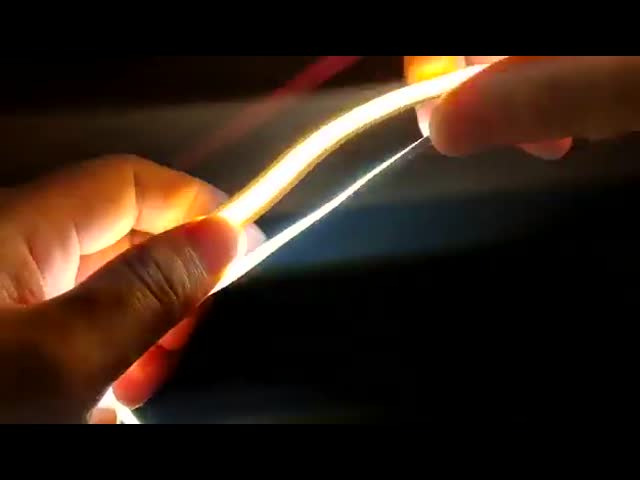 Боковая эмиссия COB Шнур 630LED на метр RGB 8 мм Гибкий Rgb Свободный точечный светодиодный свет видео