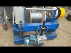 Стальное Shaftless моторизовало кабеля перематывать машину video