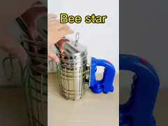 Blue Handle Stainless Steel  American Electrical Bee Smoker M-L Size