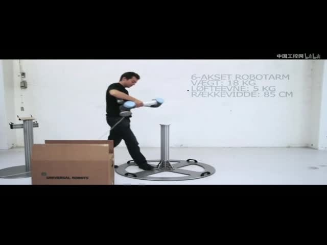 UR Robot UR10e 6 Axis Robotic Arm For Dance And Automation Handling As Collaborative Robot video