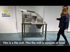 Мельница Moringa Fitz продтовара выходит машина точильщика порошка 4360rpm