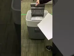 машина шредера бумаги коммерчески документа автоматического питания 40L video