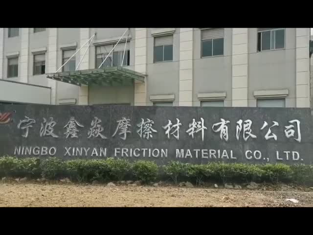 обкладки тормоза крена анкера Не-азбеста сплетенные брашпилем для диапазона тормоза анкера корабля видео