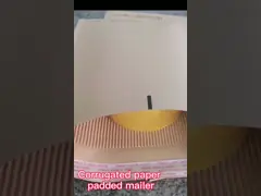 конверты клейкой ленты сумок гофрированной бумаги 110*130мм само- проложенные отправителем грузя video