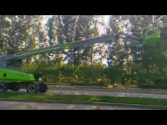 Подъем заграждения высоты 95ft Max.Lifting телескопичный прямой с пропагандой 69ft video
