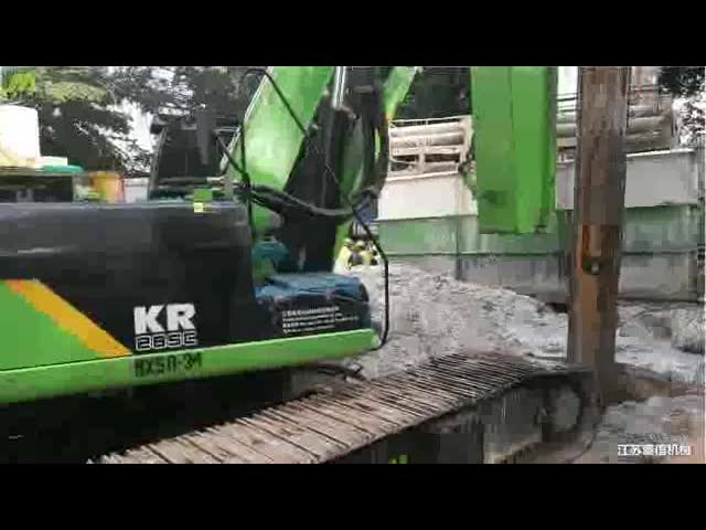 Учреждение конструкции складывая машину снаряжения, пробурило диаметр вращающего момента 285 kN.m Макс машинного оборудования отверстия максимальный сверля 2500 mm видео