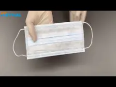 Multi Color Disposable Plastic Caps , Hospital Head Cap Logo Customized