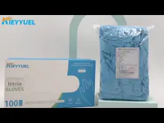 Перчатки латекса нитрила осмотра работы здоровья рассмотрения устранимого порошка свободные video