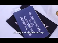 Застегните на молнию сумку мешка холста 8oz закрытия 10x15cm для щетки макияжа video