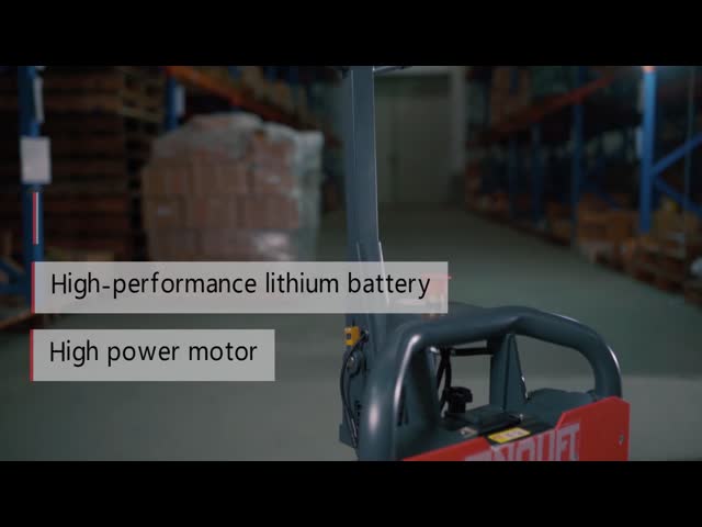 Емкость 1600kg или 3500LBS тележки паллета самого нового Лити-иона CBH16 CBD16 полностью электрическая видео