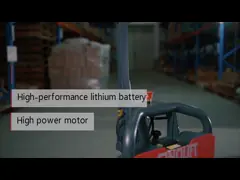 Емкость 1600kg или 3500LBS тележки паллета самого нового Лити-иона CBH16 CBD16 полностью электрическая video