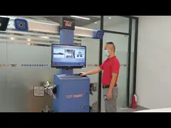 Автоматическая автошина машины Алиньер колеса 3Д балансируя с Мулти базой данных языков video