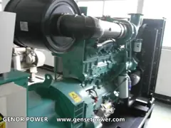 переключатель воздуха ATS MCCB подогревателя масла силы генератора 375kva Cummins неподдельного мотора 300kw дизельный video