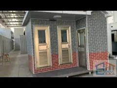 6 собственная личность спальни 140m2 Q235 строит Prefab модульные дома video