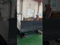 емкость нагрузки 1500kg гидравлическая Scissor платформа подъема дока с электрической губой легкой для загрузки тележки паллета video
