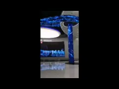 Экран П3 приведенный обслуживания шрифта гибкий мягкий крытый круглый video