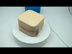 розовая портативная шкатулка для драгоценностей, многофункциональный случай кольца перемещения video