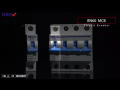 Мини пожаробезопасная кривая MCB 10KA c пожаробезопасная video