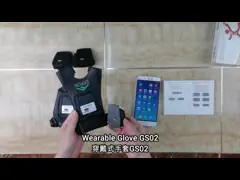 Warehouse Finger Wearable 2D Ring Glove Barcode Scanner With Finger Trigger Glove