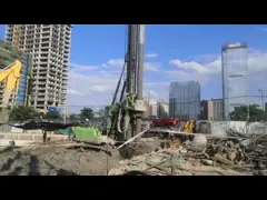 сверло KR125C сверла машины буровой установки глубокой ямы 125kN.M гидравлическое небольшое video