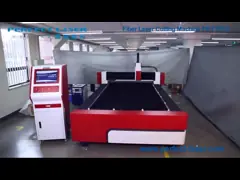 Красный автомат для резки лазера волокна Германии ИПГ, резец лазера металла точности video