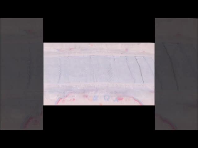 Протекая пеленки младенца ленты велкро доказательства устранимые с супер Absorbency видео