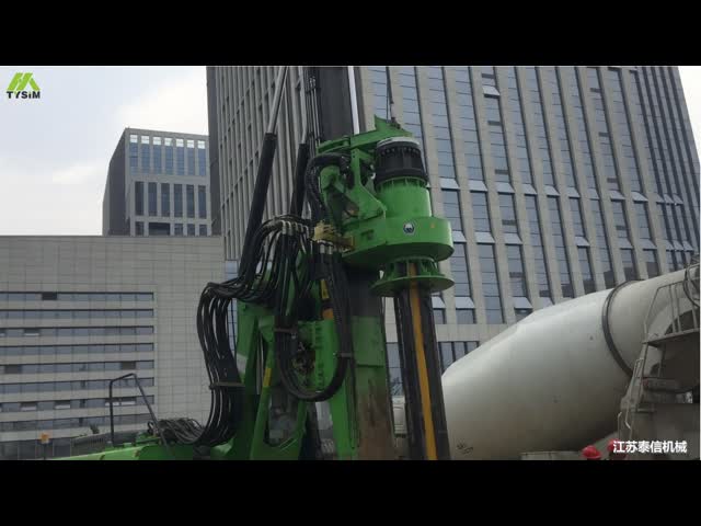 Отверстие снаряжения 150 KN.M роторное гидравлическое складывая пробурило кучу на вращающий момент 1500mm слоя конструкции видео
